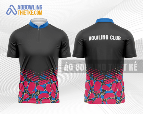 Mẫu áo bowling nam CLB Sóc Trăng màu hồng thiết kế BL52