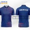 Mẫu in áo thi đấu bowling Kon Tum màu xanh tím than thiết kế BL35