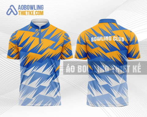 Mẫu may đồng phục bowling Lào Cai màu cam thiết kế BL38