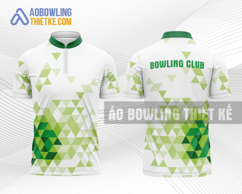 Mẫu quần áo thể thao bowling Học viện Ngoại giao màu xanh nõn chuối thiết kế BL85